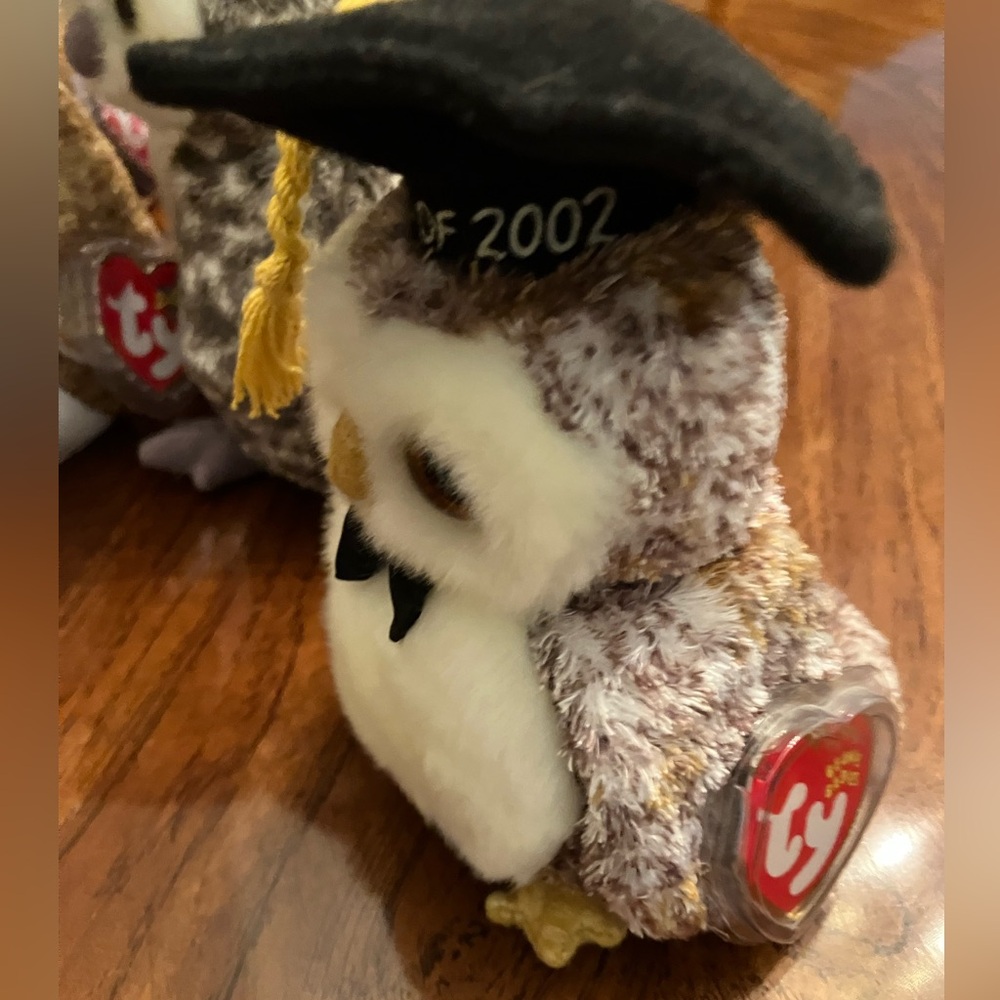 Lot of 6 graduation owls Ty Beanie Babies. Pet free and smoke free home. - Picture 3 of 8